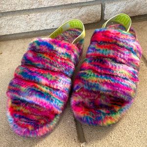 UGG Fluff Yeah pixelate slippers